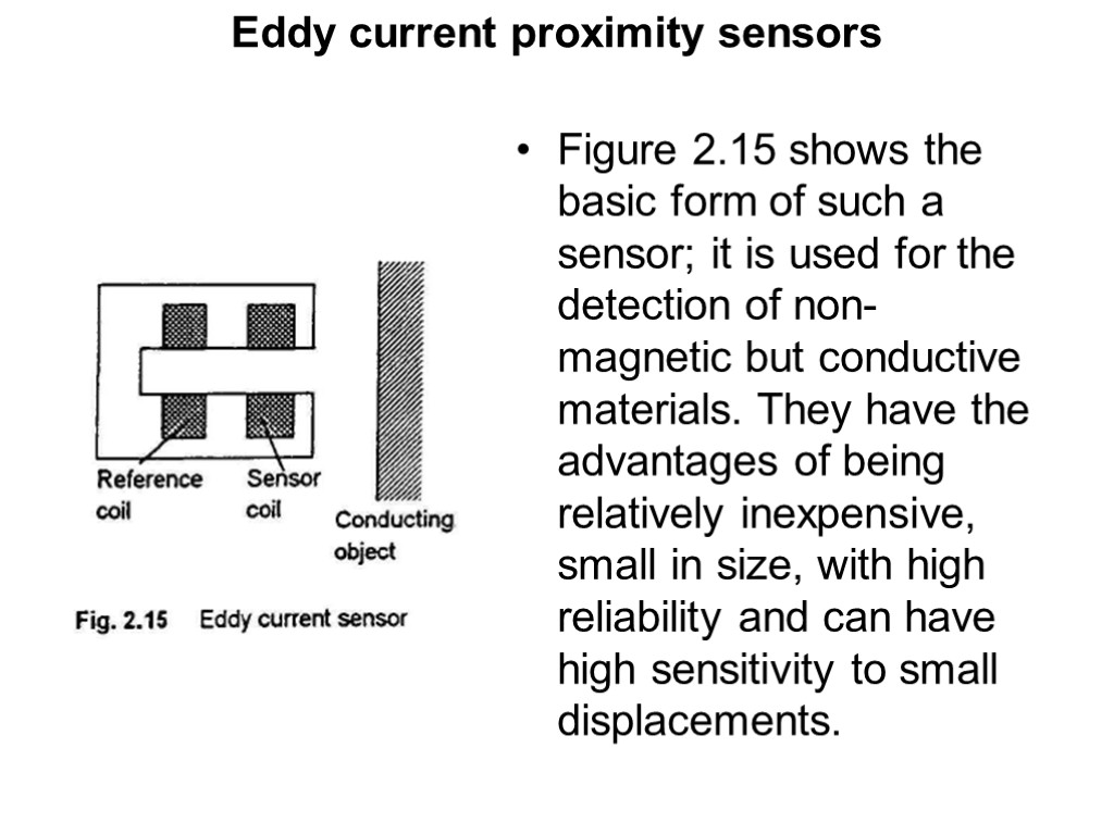 Figure 2.15 shows the basic form of such a sensor; it is used for